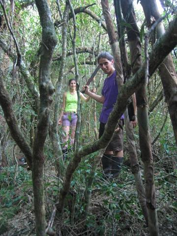 David y Viviana haciendo camino.jpg